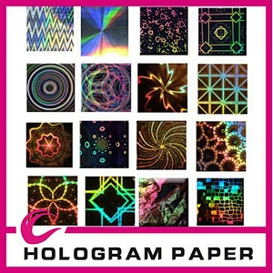 Custom hologram sticker 3D with certificate