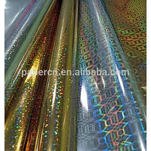 PET material 16 micron laser foil holographic for textile