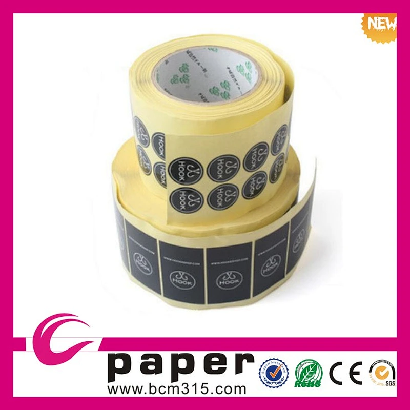 Custom self gold foil stickers adhesive sticker labels