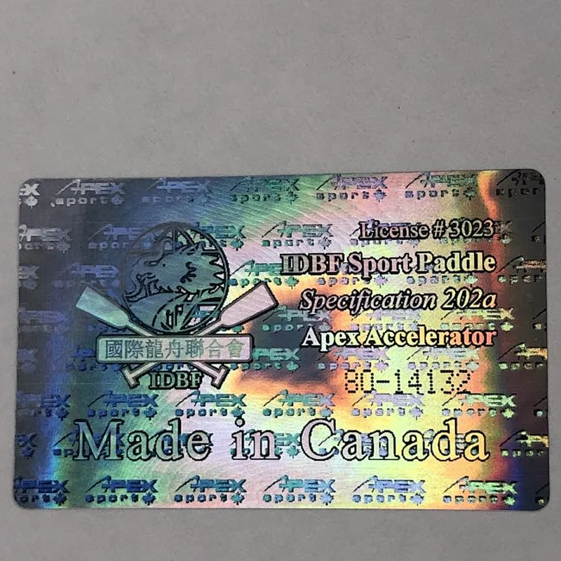 Custom self adhesive hologram sticker hologram label
