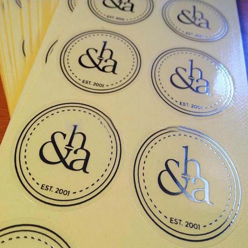 Transparent Bottle Label Printing, Custom Self Adhesive Transparent Label