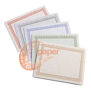 Custom printed school company degree certificate