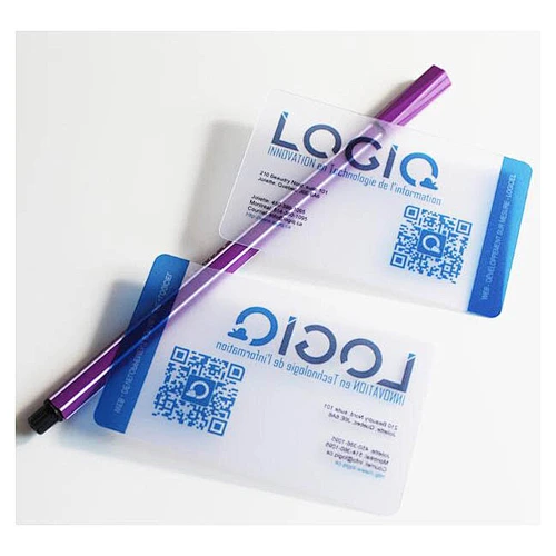 2017 China supplier high quality PVC business card