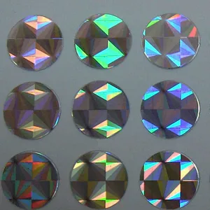 Security true color 2D-3D hologram laser vinyl sticker