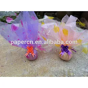 Factory design wholesale gift wrapping custom color logo printed tissue paper
