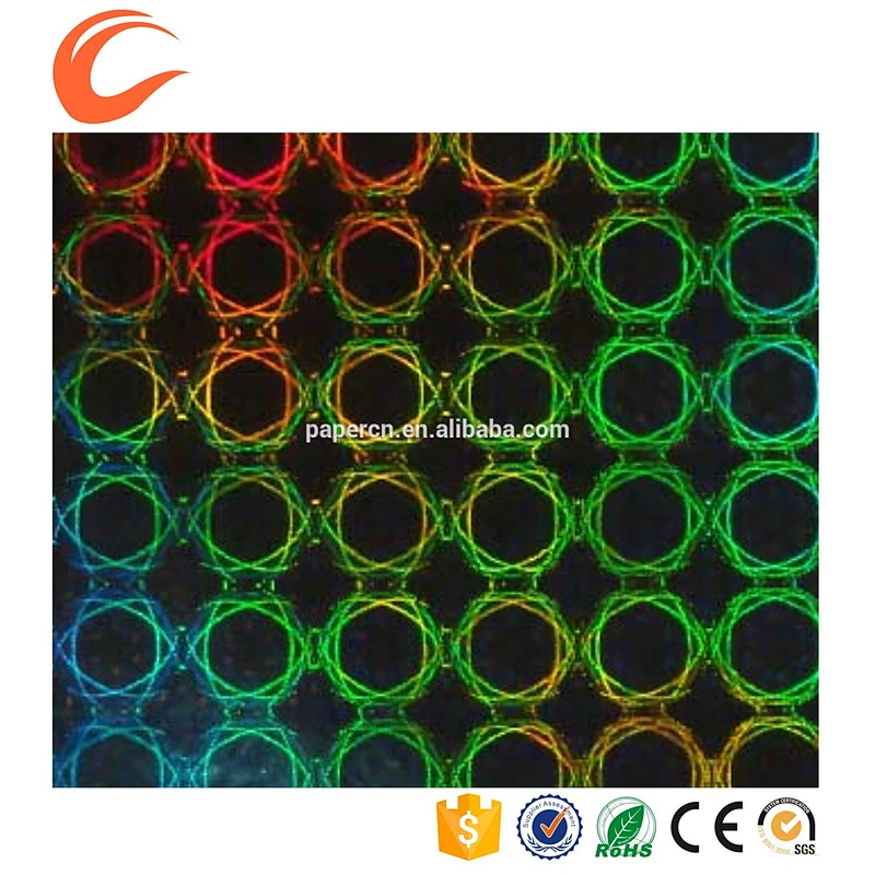 Custom waterproof hologram 3 d animation laser cutting machine to print label