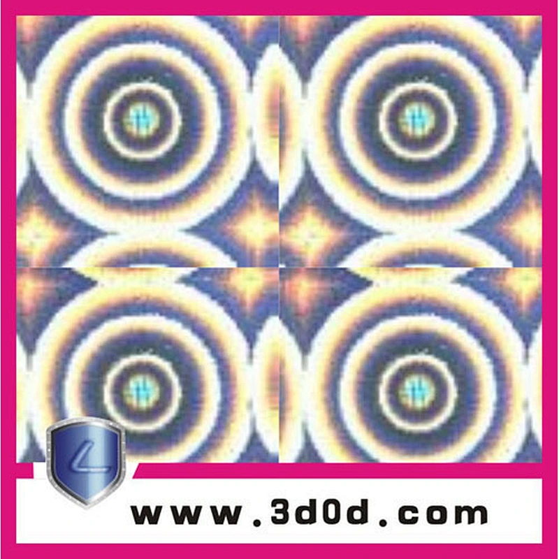 factory custom hologram 3d laser label sticker in sheet