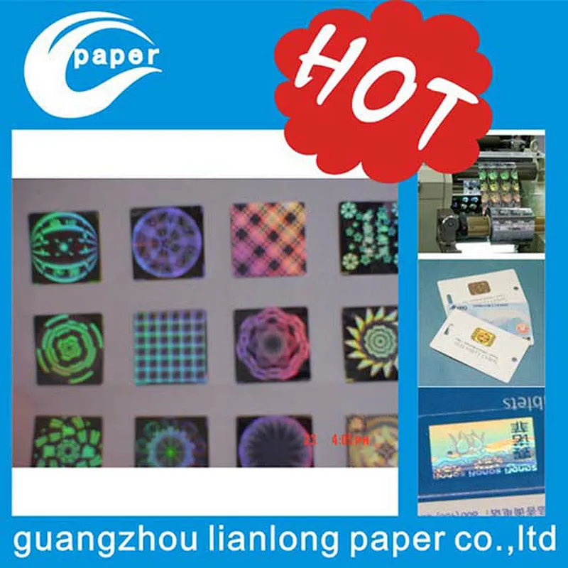 Custom 3D laser prints hologram sticker for anti-counterfeiting