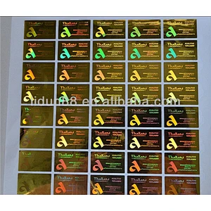 2018 high quality hologram, customized hologram sticker for Tail Light