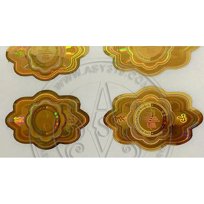 Silver Laser Hologram Anti-Counterfeiting Label