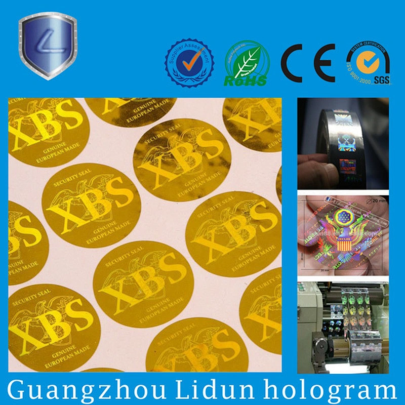 Newest custom labels hologram sticker