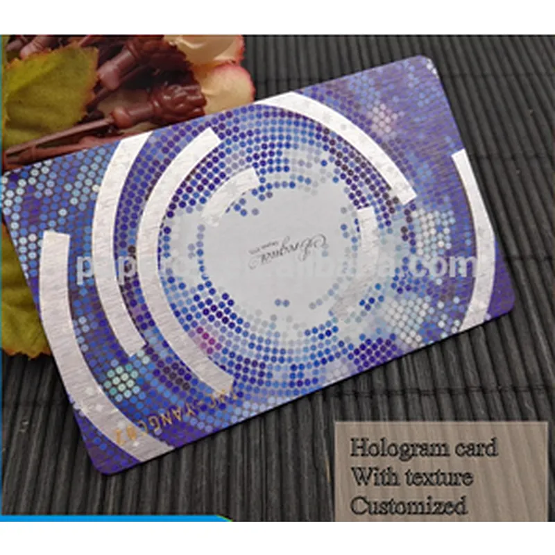 Trade Assurance transparent custom PVC card hologram overlay holographic overlay sticker