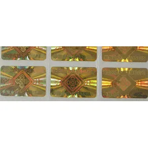 2017 hot print tamper proof hologram