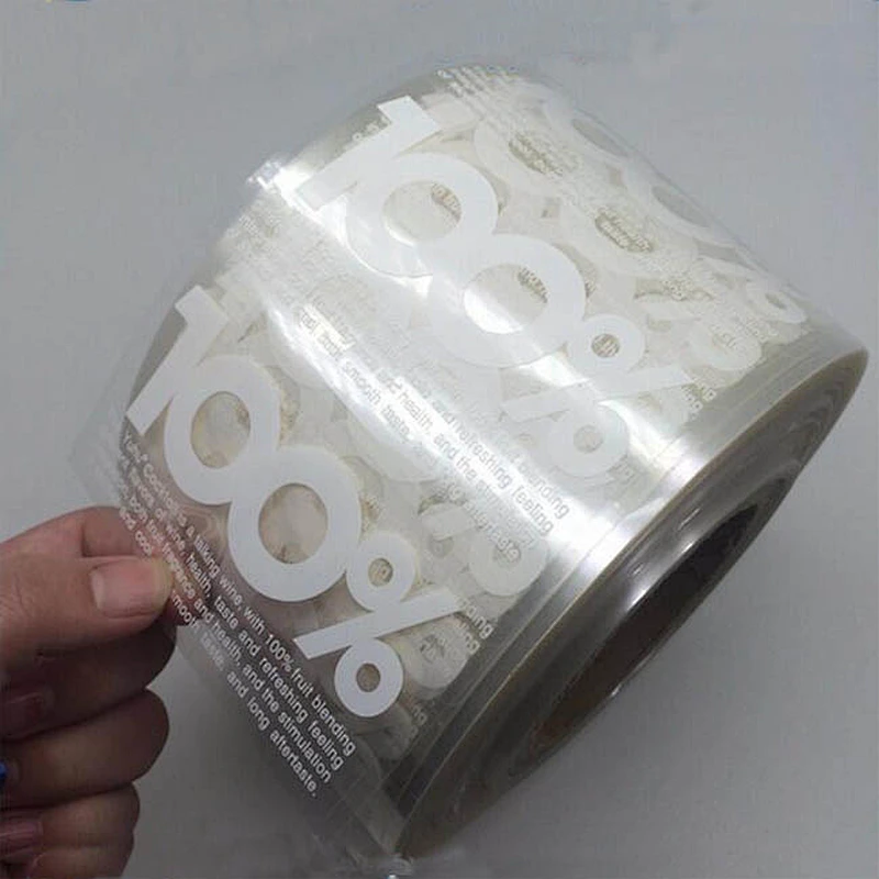 Transparent Bottle Label Printing, Custom Self Adhesive Transparent Label