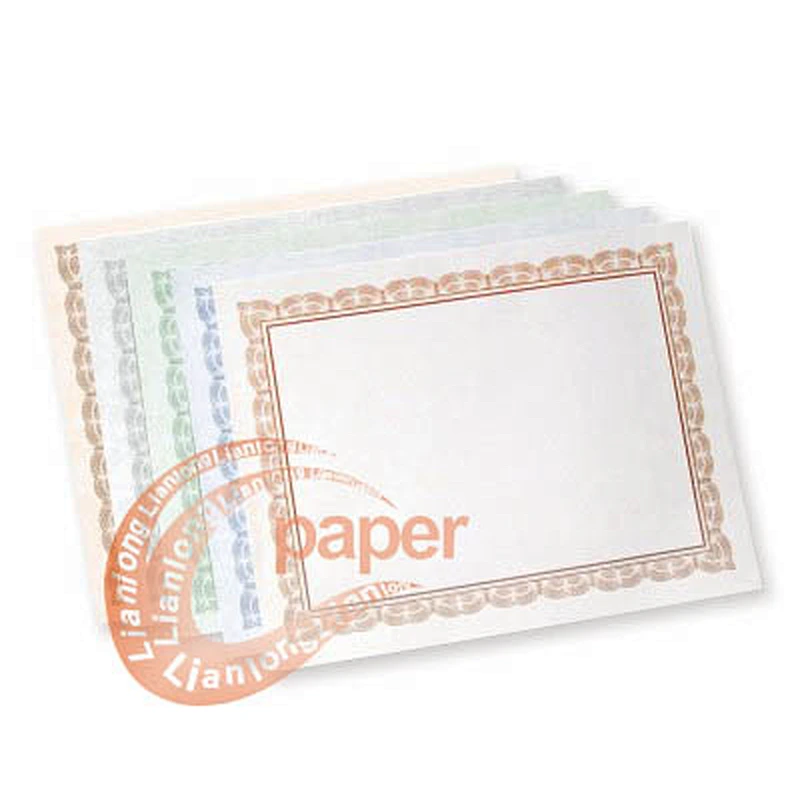 Custom printed school company degree certificate