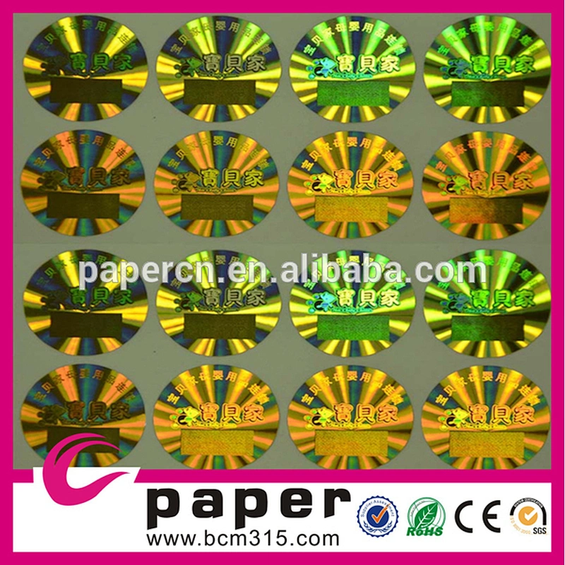 In 2015, the latest top selling custom security hologram label and 3 d hologram and id card
