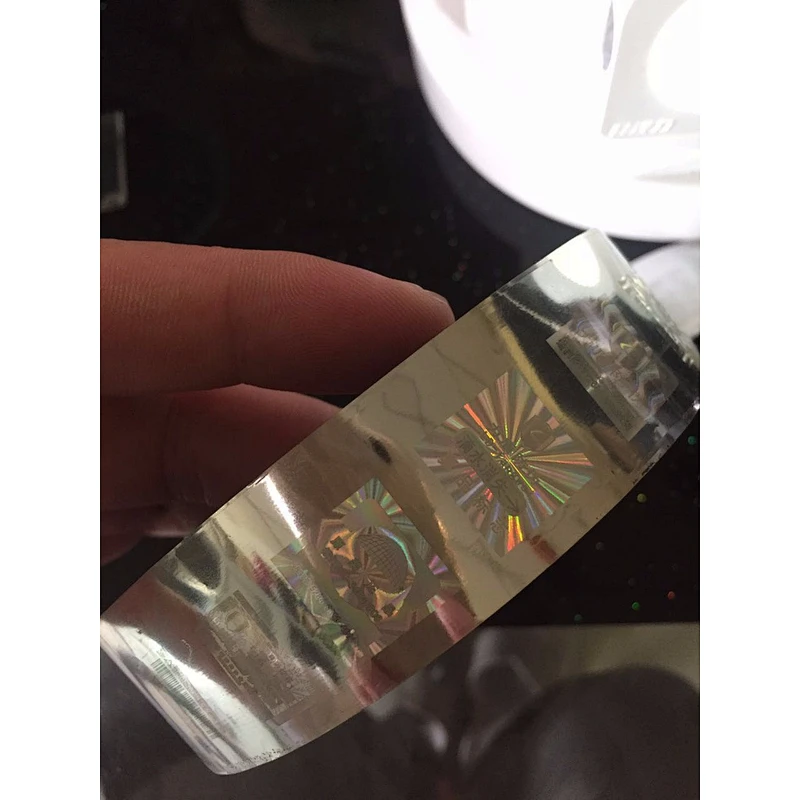 Custom Anti Counterfeiting Holographic Sticker Lable