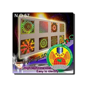 Aecure genuine hologram sticker Multi-channel holographic labels