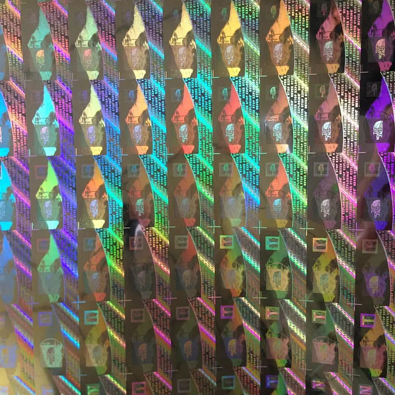 new arrive Custom id card hologram overlay Contactless 1k card