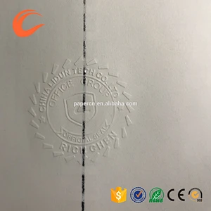 Custom Special Invisible Fiber Paper With Silver Security Thread