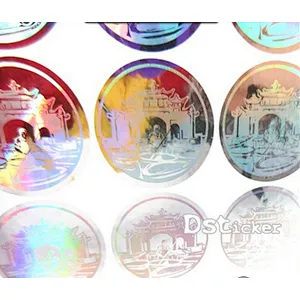 Silver Laser Hologram Anti-Counterfeiting Label