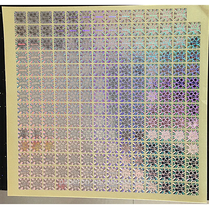 Manufacturer customized hot sale hologram stickers.