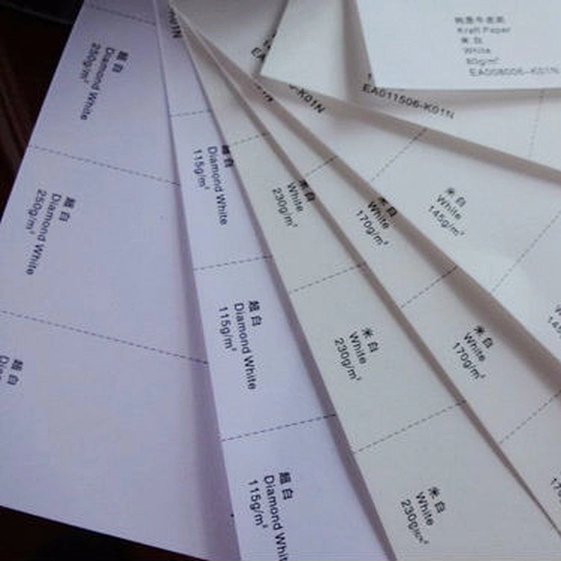 printing paper Single Side White Clay Coated Grey Back Duplex Board ...