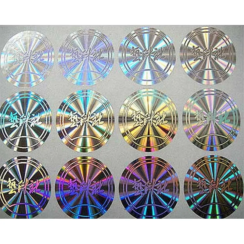 2019 customized pvc sticker hologram sticker vinyl sticker for bottle