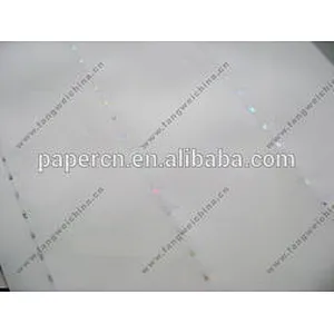 Customized carbonless visible and invisible watermark paper