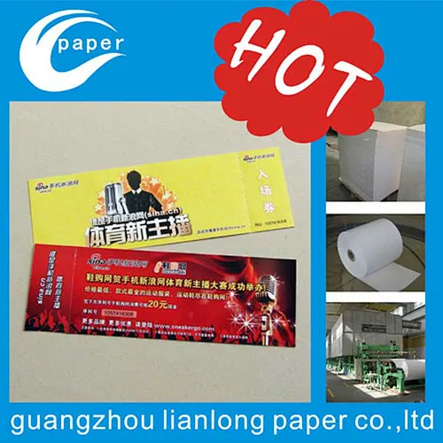Security water mark ticket printing