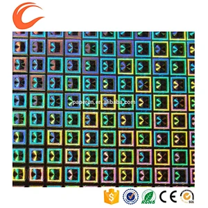 Custom waterproof hologram 3 d animation laser cutting machine for car holder