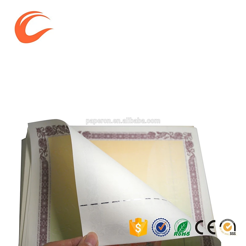 High quality professionally printing customized cheap diploma certificate