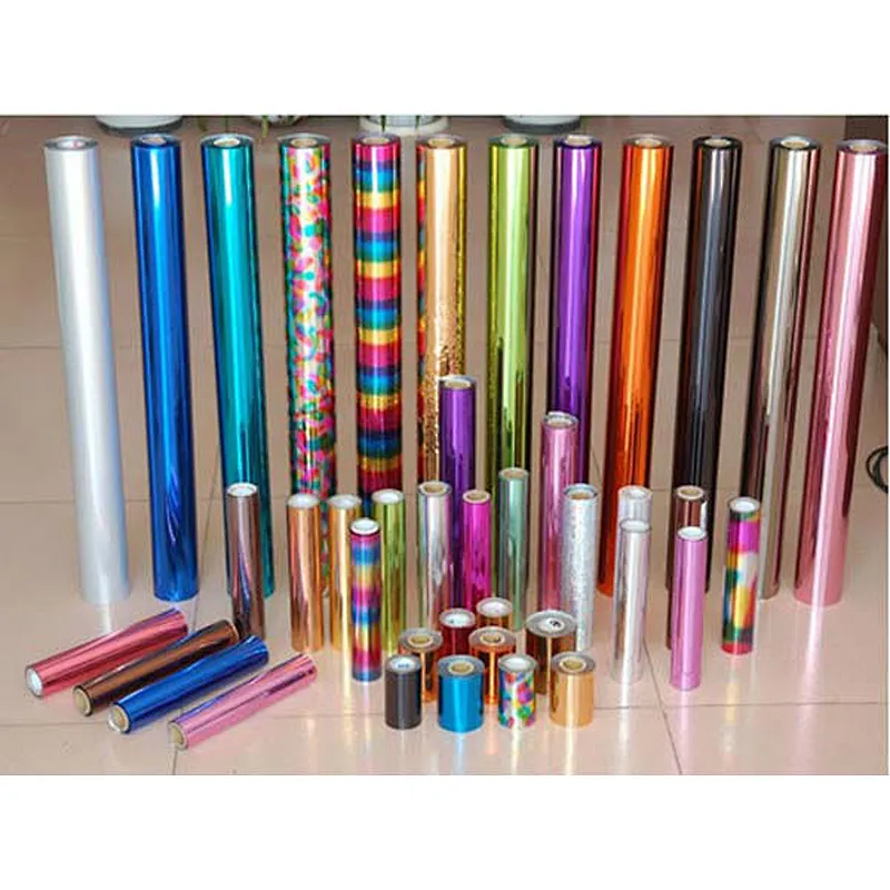 plastic PVC/ PET/OPP holographic laser film