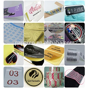 customise die cut laser holographic sticker with food-grade polybag packed