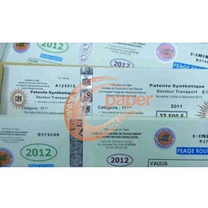 anti-counterfeit coupon ticket printing anti-fake voucher ticket