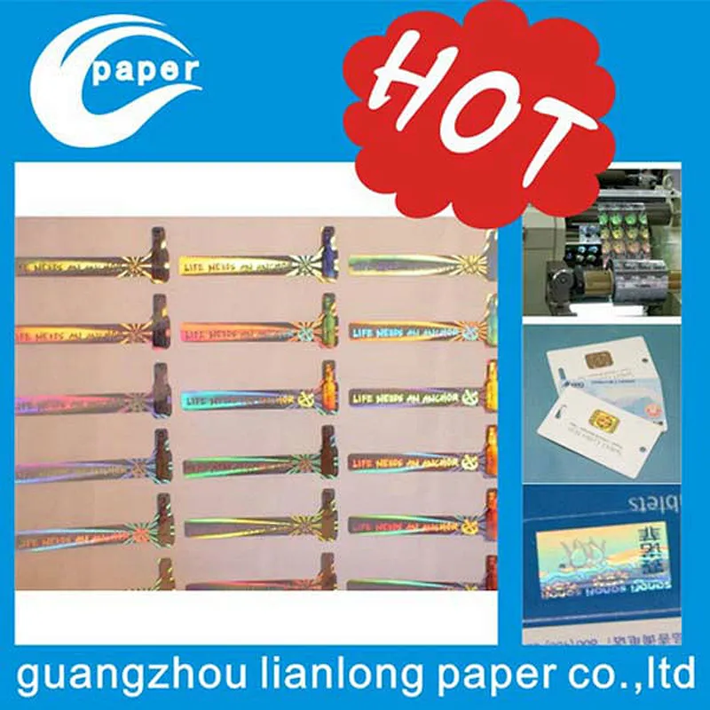 3D laser printing hologram labels custom sticker hologram