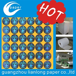 3d high quality hologram running numbers stickers in roll