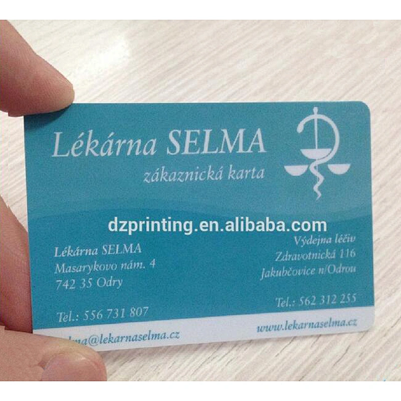 Cheap price plastic golden vip membership business card with holographic hot stamping