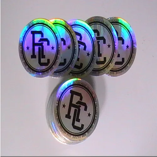 Custom Sticker Usage and PET Material Transparent Hologram for ID Cards