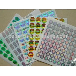 top quality security hologram sticker/labels watermark