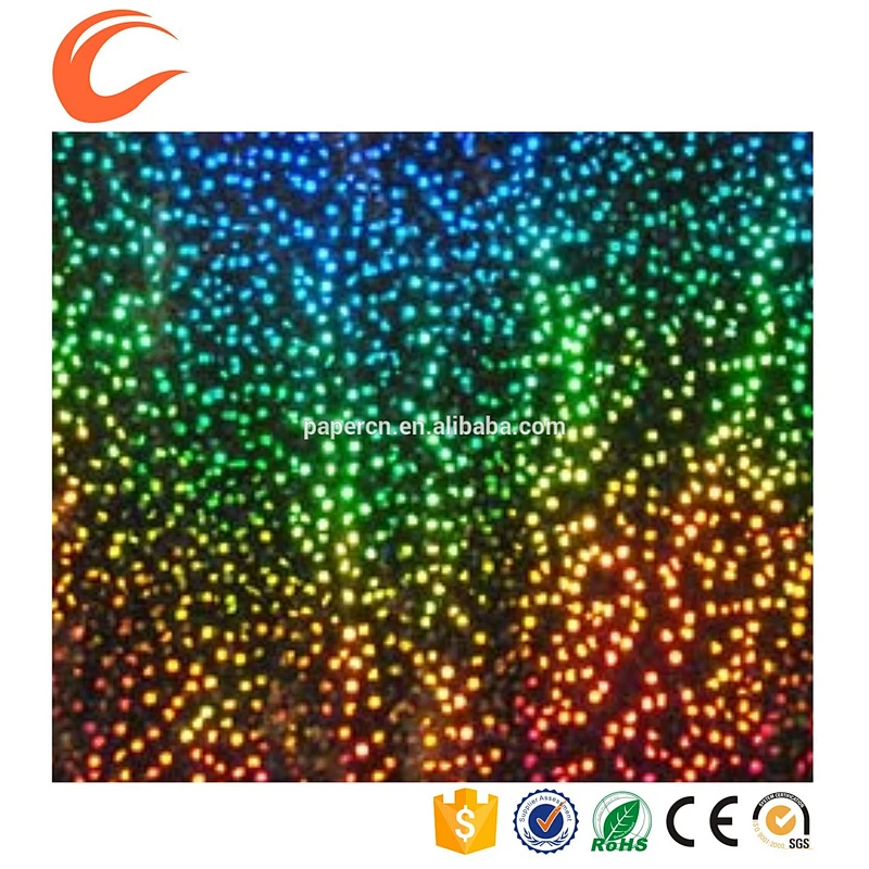 Custom waterproof hologram 3 d animation laser cutting machine to print label