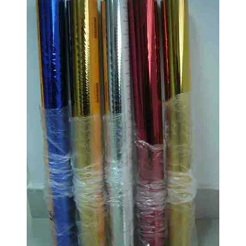 plastic PVC/ PET/OPP holographic laser film