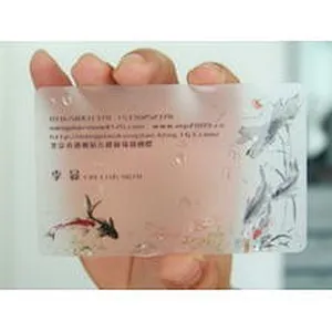 High quality and good price customized transparent business card