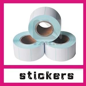 Guangzhou custom OEM packaging material gloss/sandblasting surface self adhesive label sticker printing