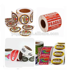 Custom self adhesive printing sticker roll sticker