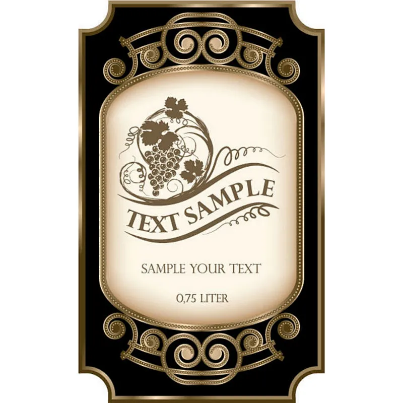 Direct design high efficiency lowest cost hottest selling wine pet bottle label