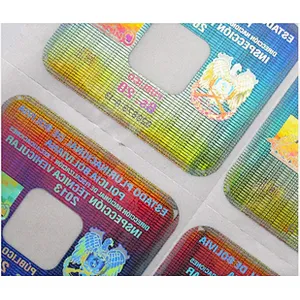 Personalized hologram 3d logo custom hologram sticker