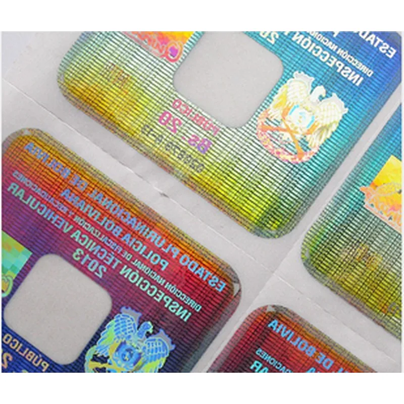 Personalized hologram 3d logo custom hologram sticker