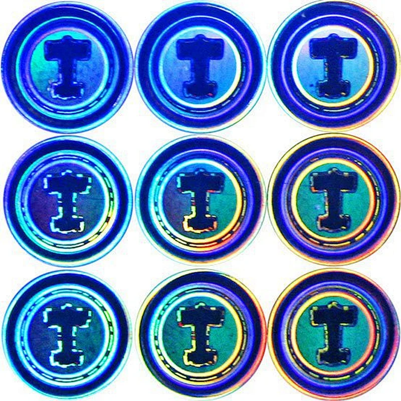 3-D clear make custom dome window gel stickers