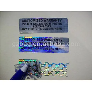 Easily paste custom 3d hologram sticker